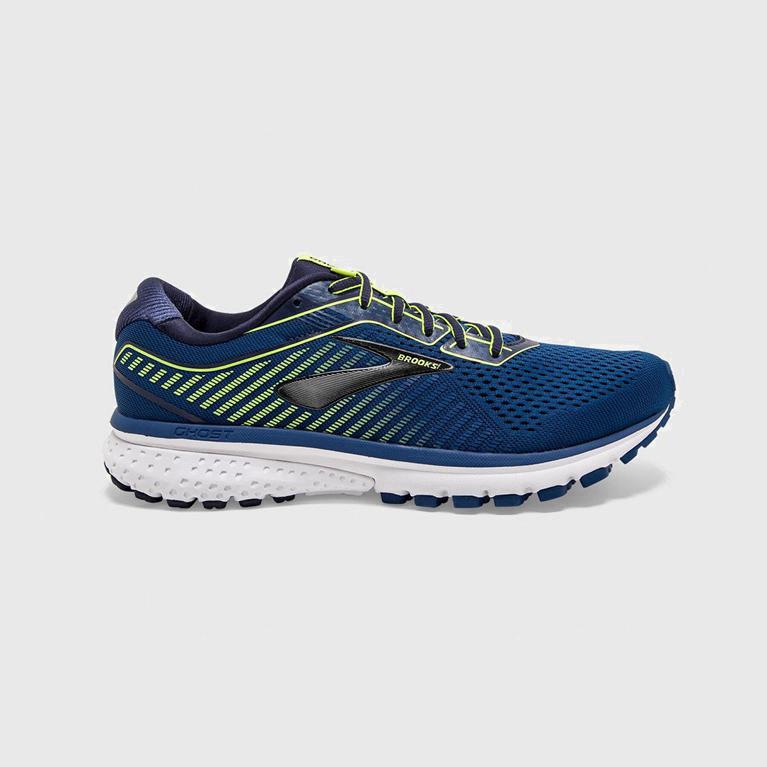 Brooks Ghost 12 Mens Road Running Shoes - Blue - Philippines (354987FBT)